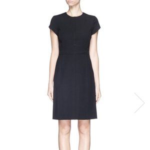 Theory Feraimi Ponte knit dress in black, size 00